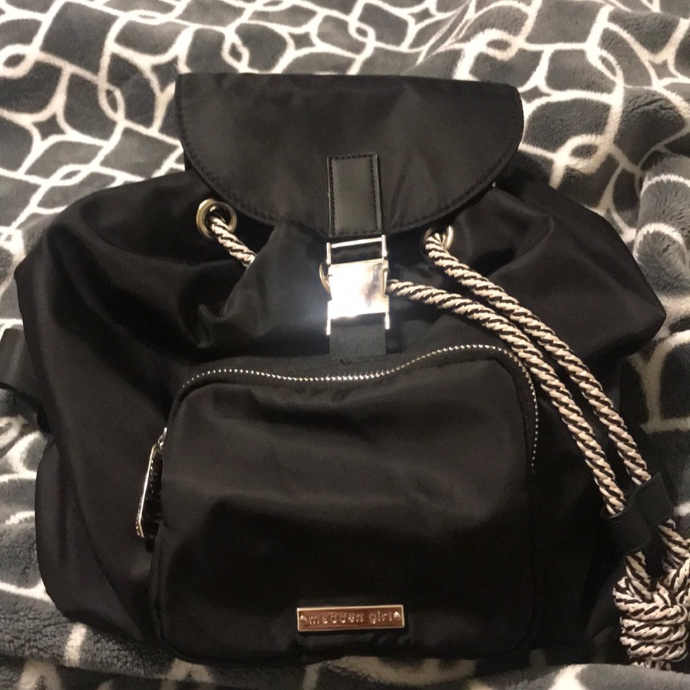 Madden Girl small black backpack